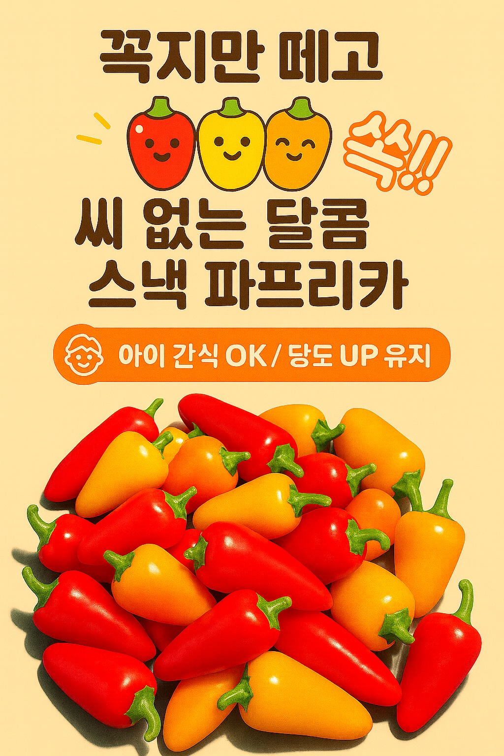 씨없는 미니파프리카 (안젤리또) - 2kg